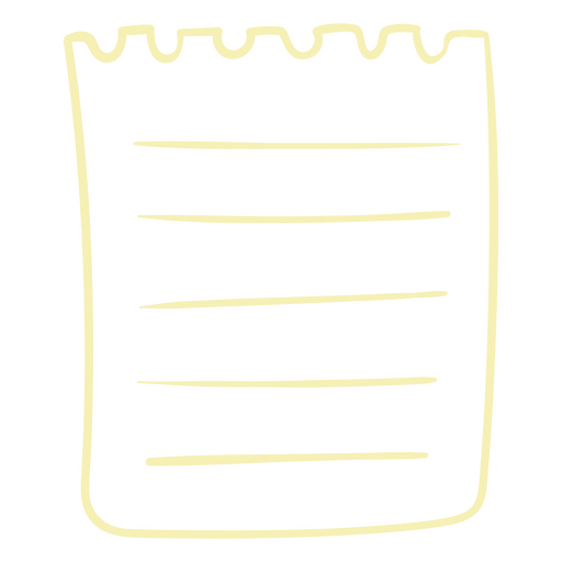 Paper that can be used for writing a message PNG Design