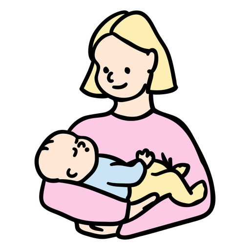A nanny providing childcare services    PNG Design
