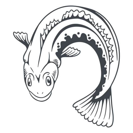 Fish drawing clipart design illustration 9380313 PNG