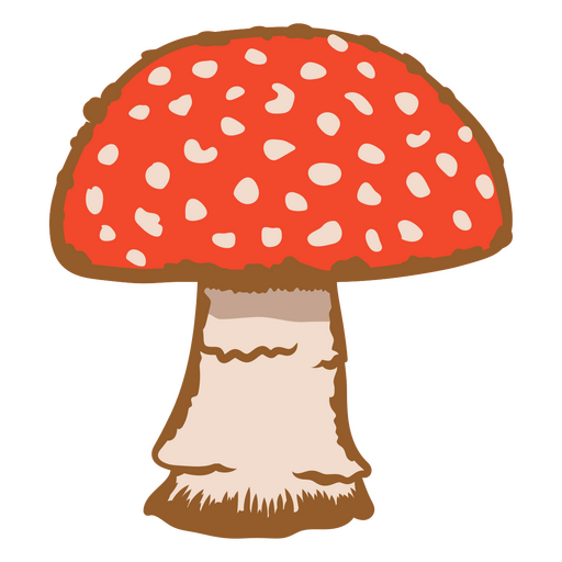 Gathering mushrooms in the wild    PNG Design