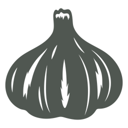 Knoblauch-Silhouette PNG-Design
