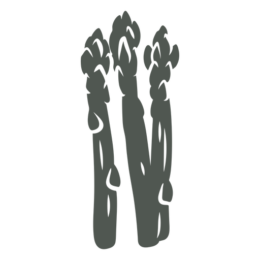 Asparagus shadow pattern PNG Design