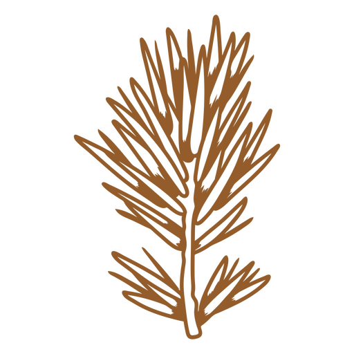 Imagen de trazo de hierbas fragantes Diseño PNG