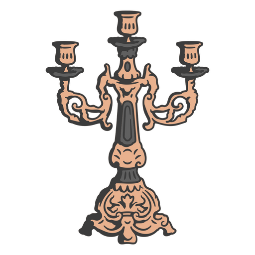 candelabro clássico Desenho PNG