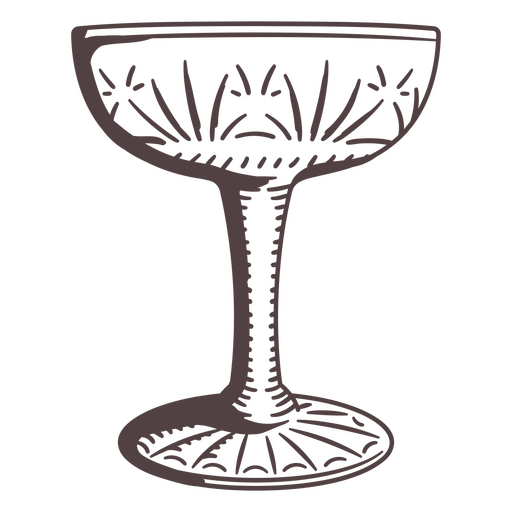 Goblet stroke image PNG Design