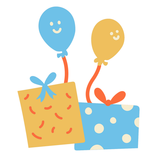 Diseños encantadores para la celebración del segundo cumpleaños de un niño. Diseño PNG