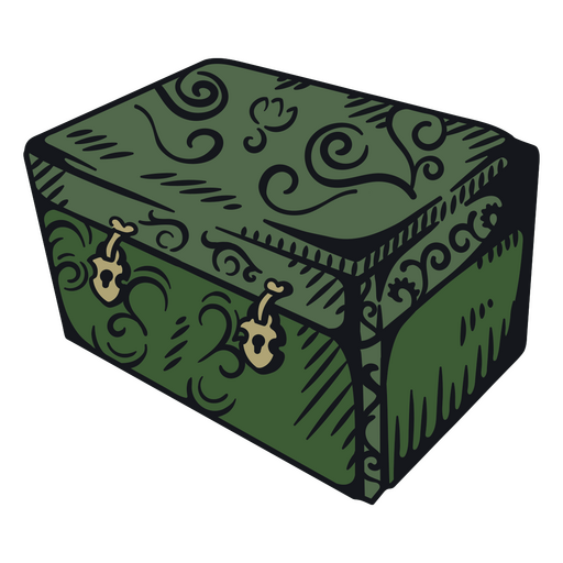 Old trunk illustration PNG Design