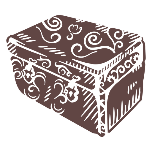 Old trunk cut out PNG Design