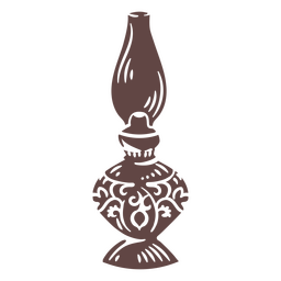 Lâmpada antiga cortada Desenho PNG