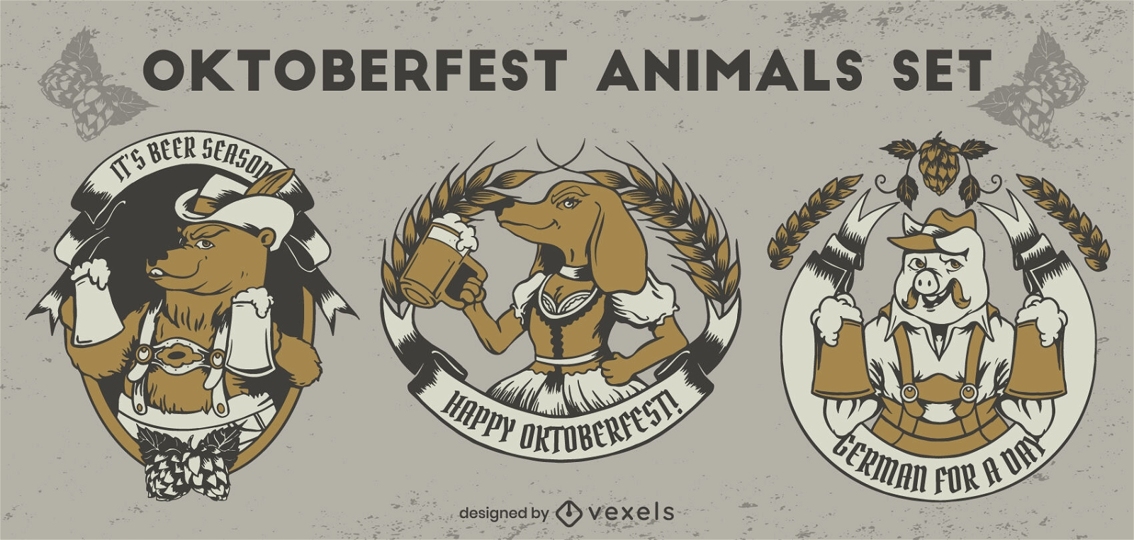Oktoberfest animal set