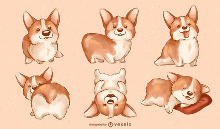 Corgi game character by bevouliin on Dribbble