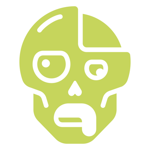 Grüne Gesichtsmaske PNG-Design