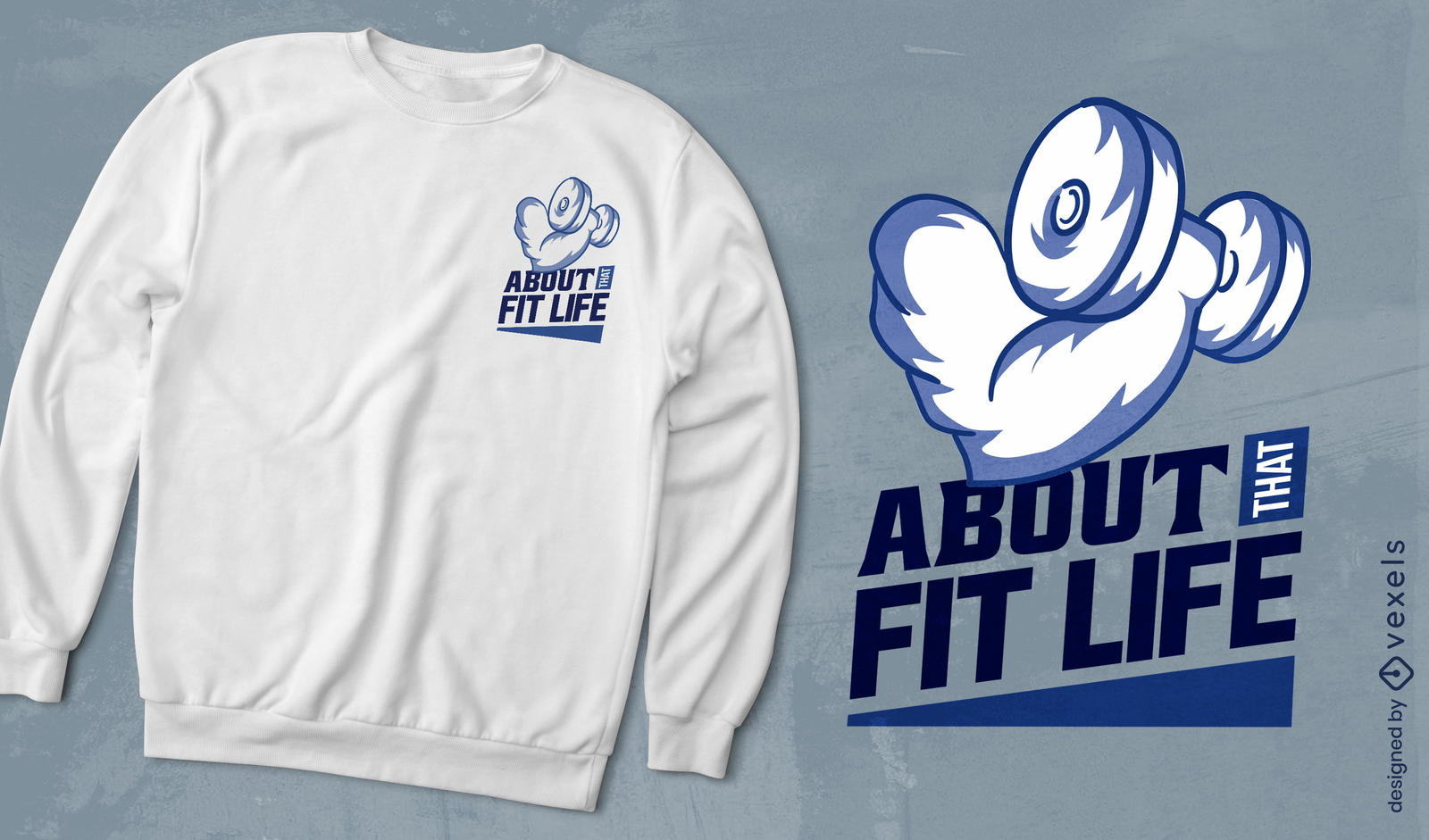 Fit Life Training T-Shirt-Design