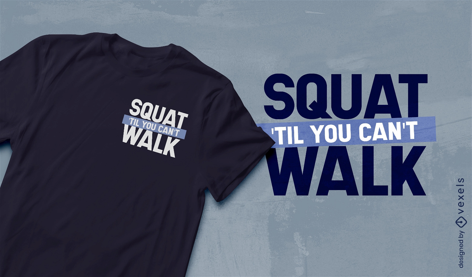 Squat gym motivational quote t-shirt design