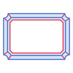 Thin Frame Borders PNG & SVG Design For T-Shirts