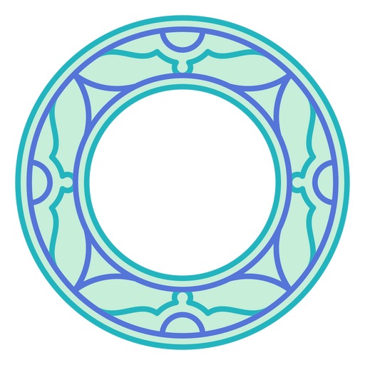 Auffällige Rahmenillustrationen PNG-Design