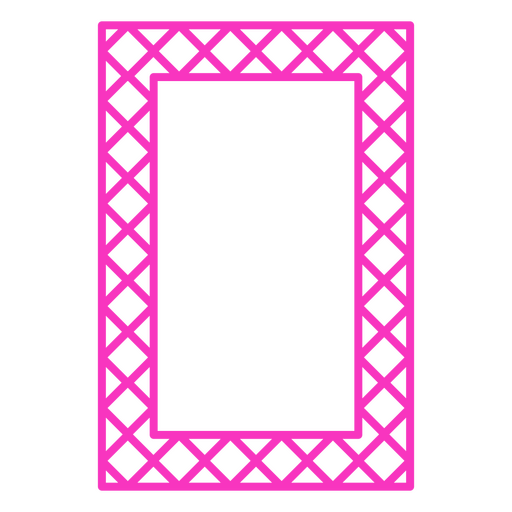 Rhomboid line frames PNG Design