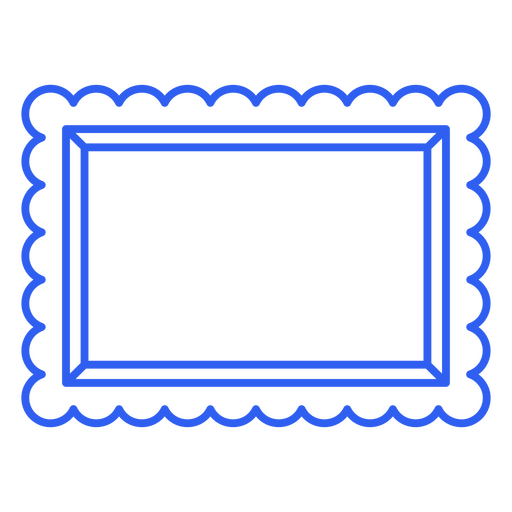 Edgy and classic frame details PNG Design