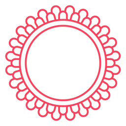 Elementos de moldura elegantes e ousados Desenho PNG