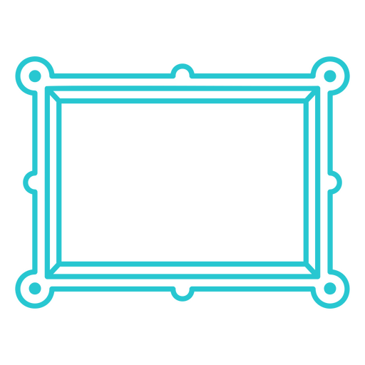 Delicate frame ornaments PNG Design