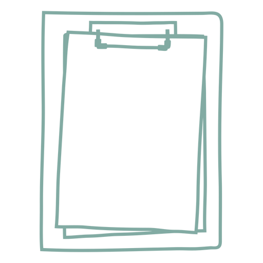 Note-taking papers and clipboards PNG Design