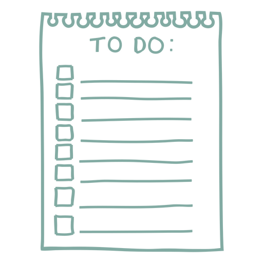 Pads and boards for scribbling down notes and to-do lists PNG Design
