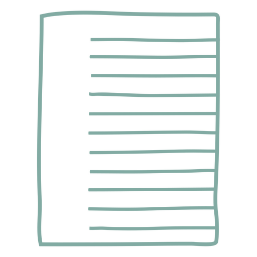 Schreibpapier und Karton f?r Notizen und Aufgaben PNG-Design