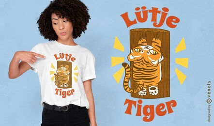 Cute little tiger t-shirt design