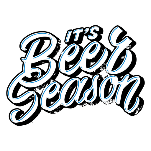 It's beer season lettering quote PNG Design