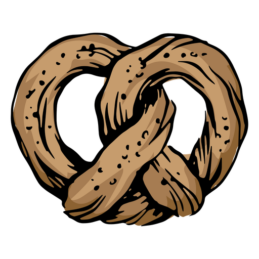 gráfico de pretzel Desenho PNG