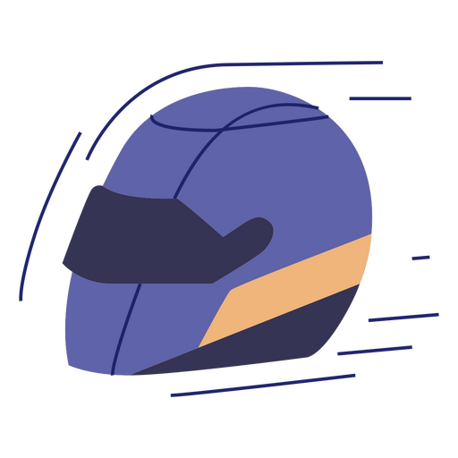 casco de coche de carreras Diseño PNG