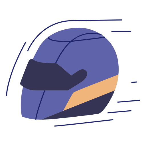 Helm für Rennwagen PNG-Design