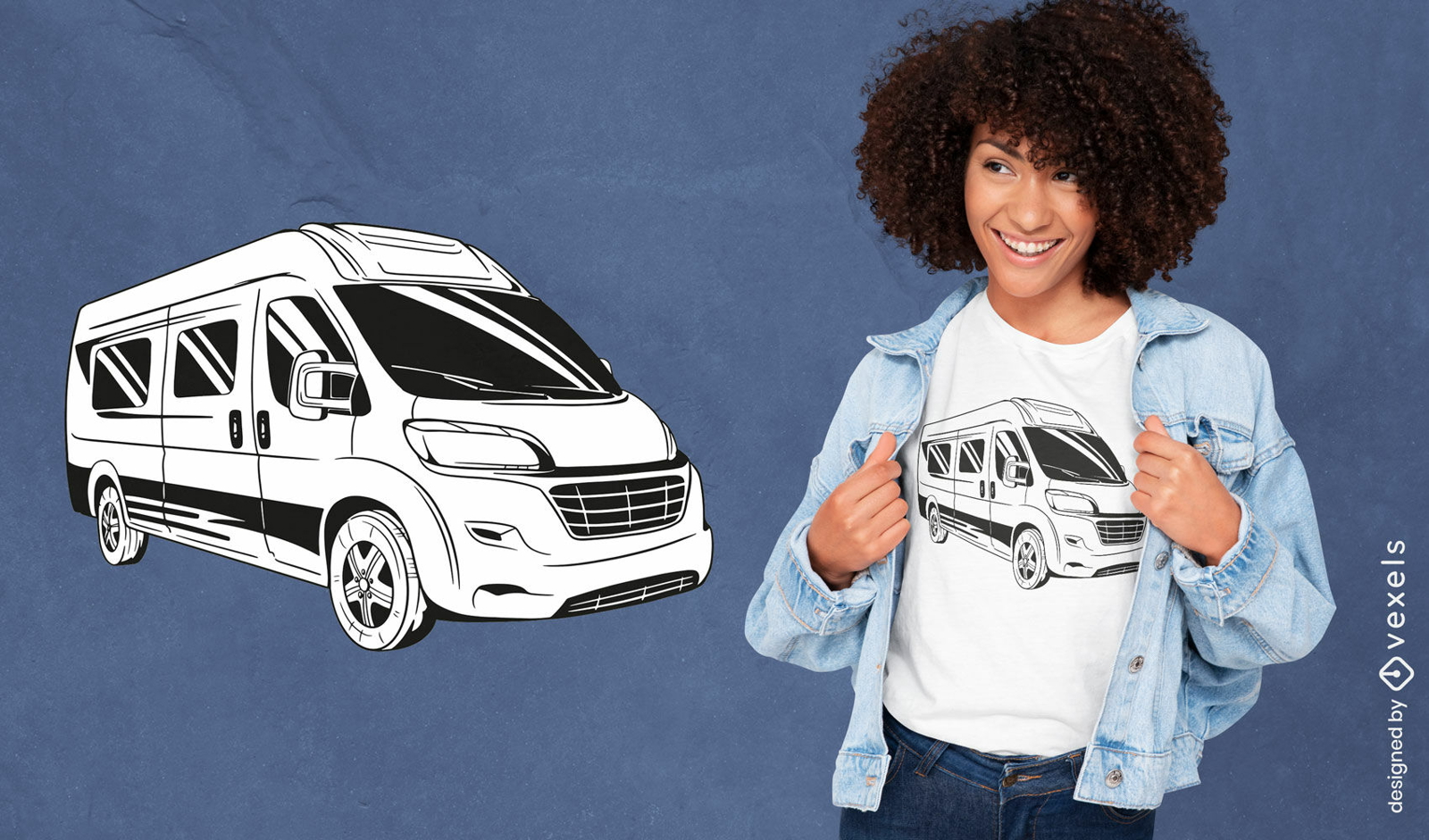 Camper-Transport-T-Shirt-Design