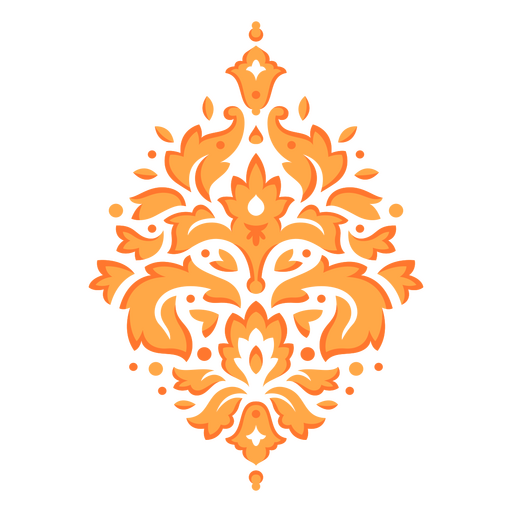 Intricate damask pattern PNG Design