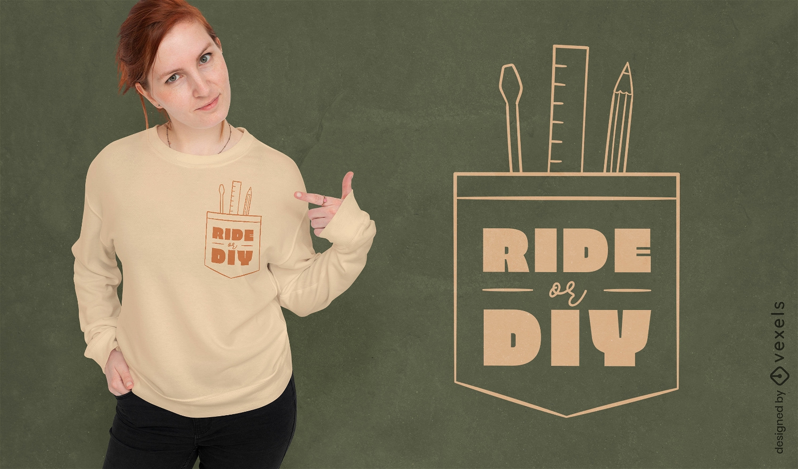 Ride or DIY t-shirt design
