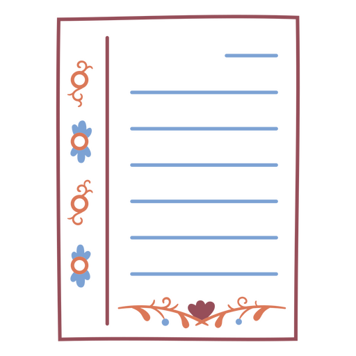 Notizblöcke und Karton mit Naturmotiven zum Schreiben von Ideen PNG-Design