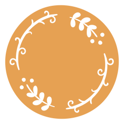 Umweltfreundliche Naturdrucke für Geschenkanhänger PNG-Design