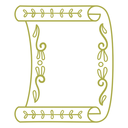 Auffällige Papierblätter mit Blumenmuster PNG-Design