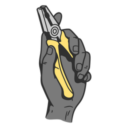A Hand Holding Pliers PNG & SVG Design For T-Shirts