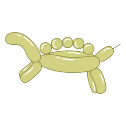 Partyballon-Tierdekorationen PNG-Design