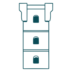A majestic castle tower PNG Design