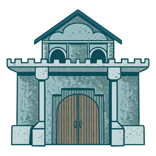 Classic stone fortresses PNG Design