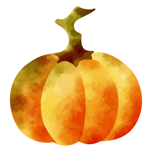 Watercolor pumpkin design PNG Design