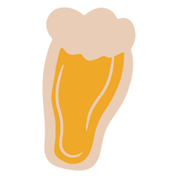Ícone de caneca de cerveja espumosa Desenho PNG