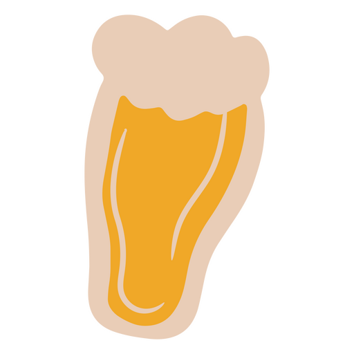 ?cone de caneca de cerveja espumosa Desenho PNG