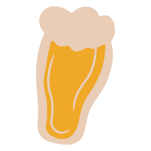 Symbol für schaumigen Bierkrug PNG-Design