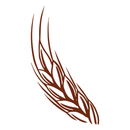 Temporada de cosecha de cebada Diseño PNG