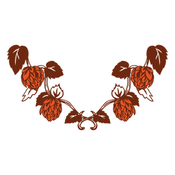 Hop variety for summer brews PNG Design