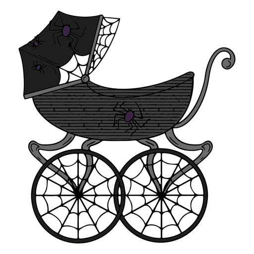 Unheimlicher Kinderwagen PNG-Design