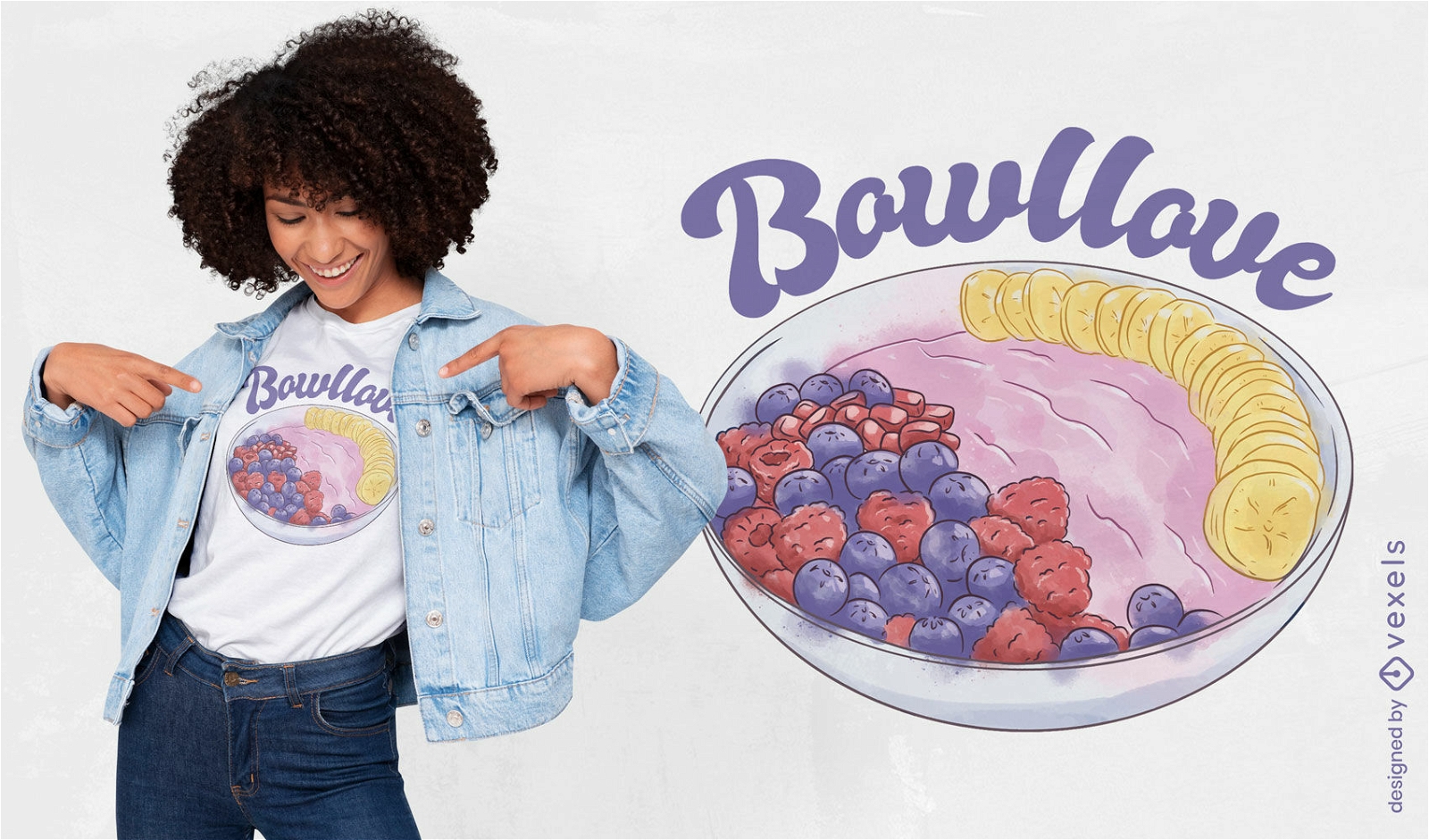 Fruit bowl t-shirt design